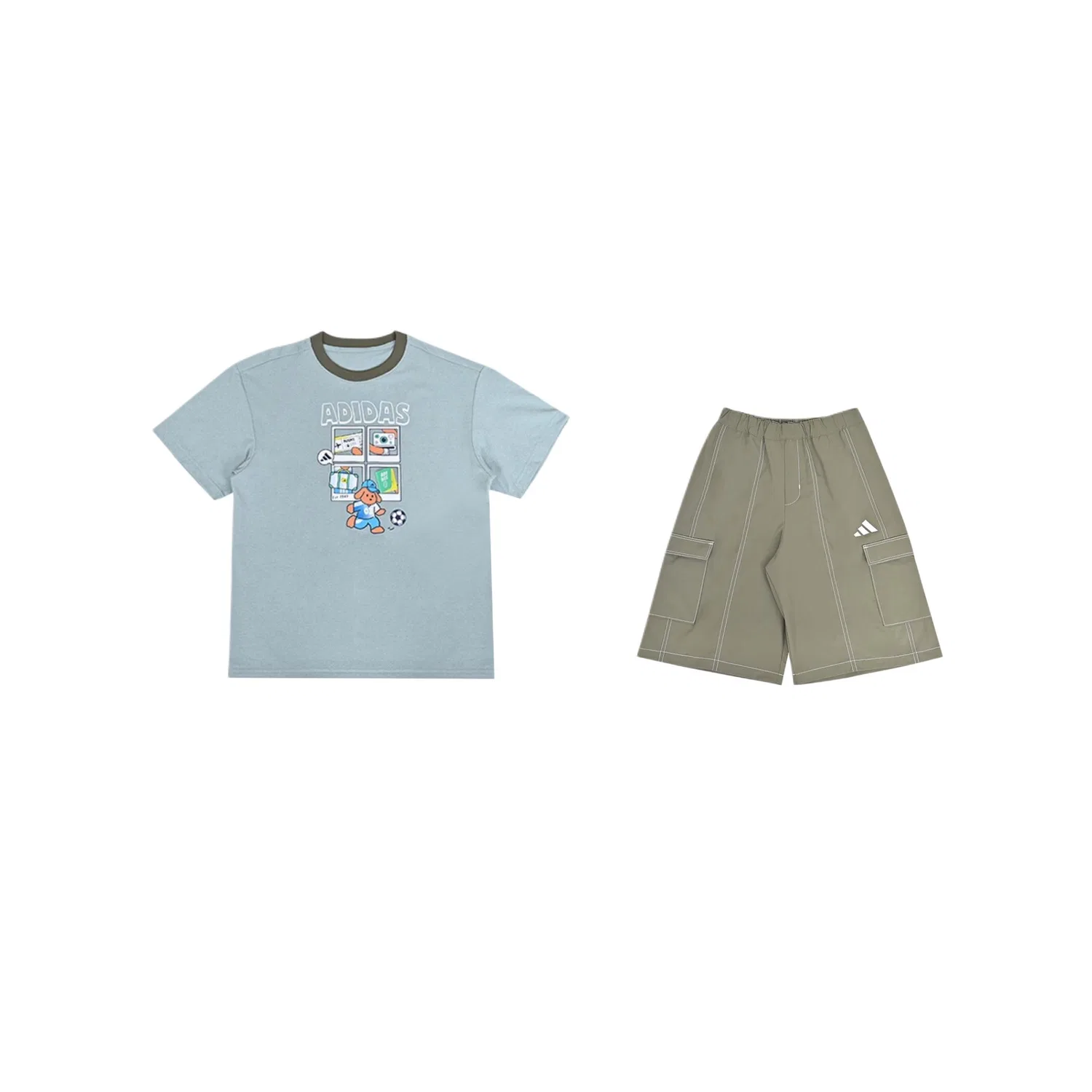 Детский спортивный костюм Adidas Blue/Green
