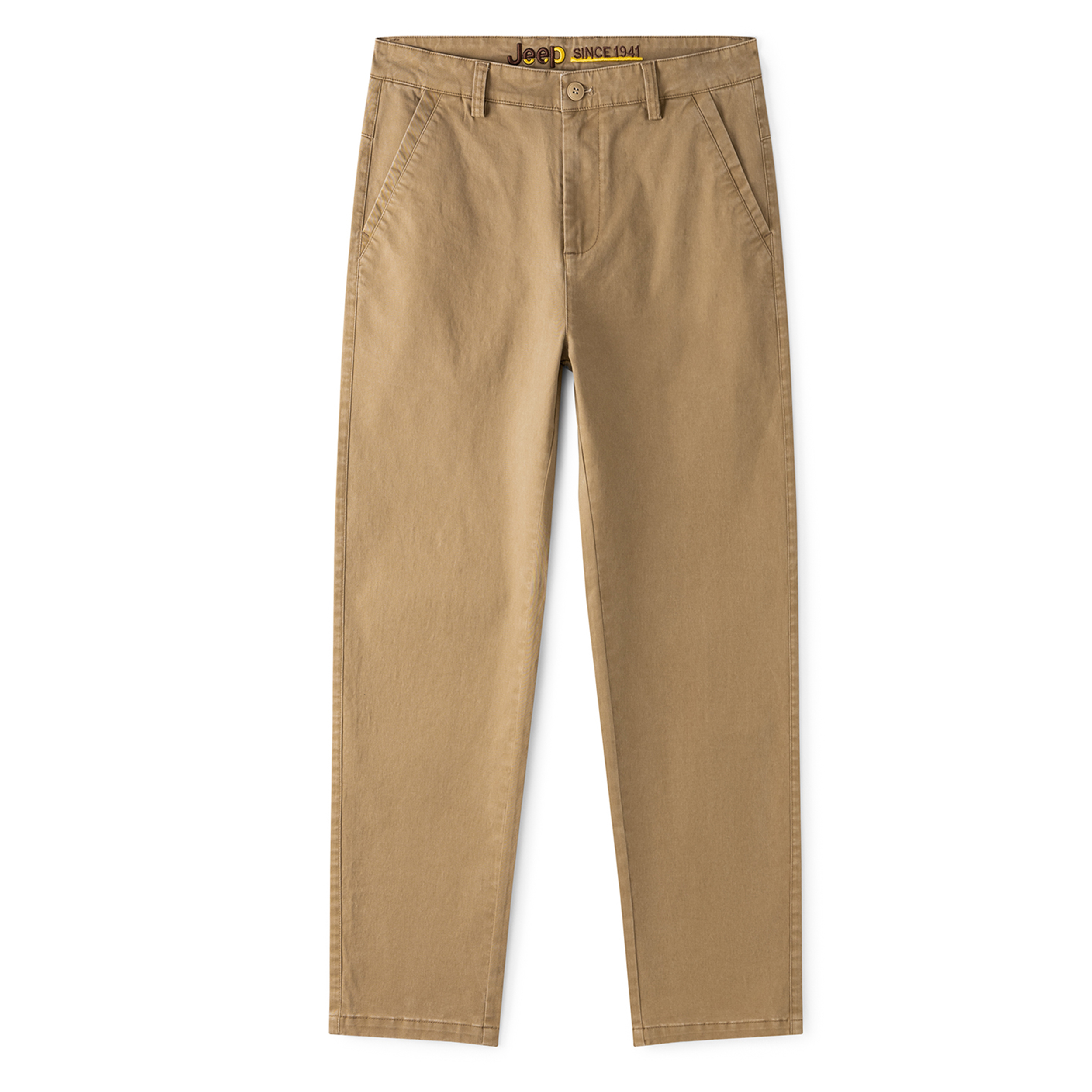 

Повседневные брюки Unisex Moderate Straight Fit Jeep, хаки