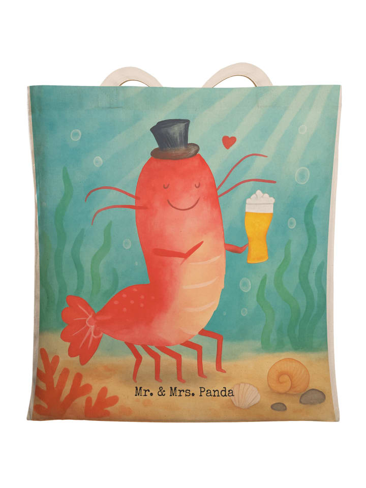 

Сумка через плечо с рисунком лобстера и пшеницы, без слогана, белого цвета Mr. & Mrs. Panda