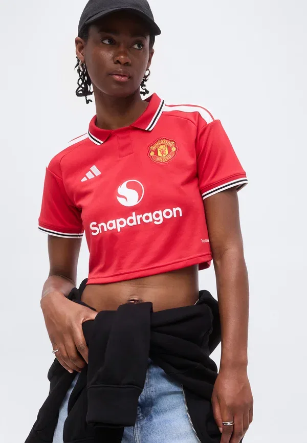 Футболка Manchester United 26/27 Home Crop Club Wear Adidas Performance, красный — фото 4