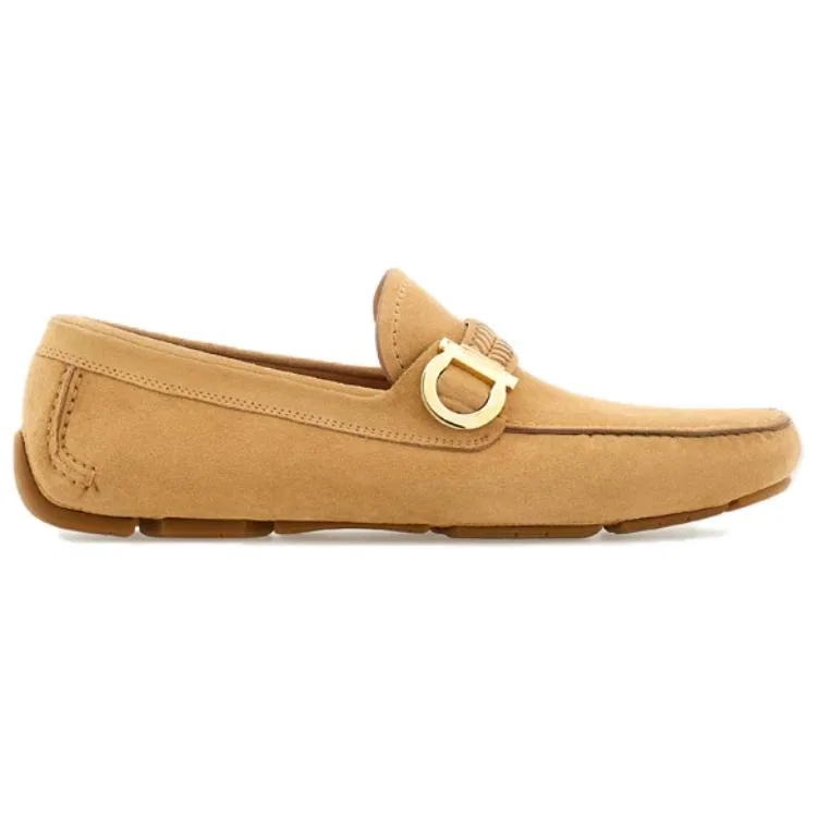 Casual туфли из коровьей кожи Ferragamo желтые — фото 3