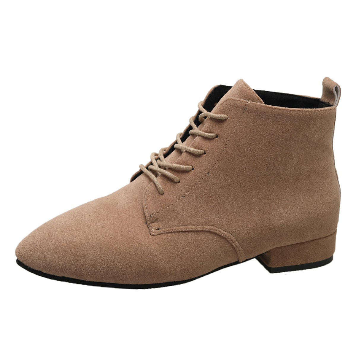 JEPSEN Женские черно-хаки замшевые ботильоны, цвет Khaki — фото 4