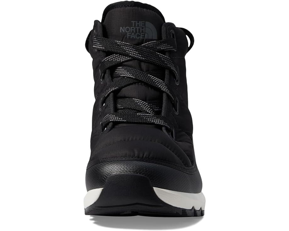 Женские ботинки The North Face ThermoBall Luxe WP стеганые на шнуровке, черный — фото 2