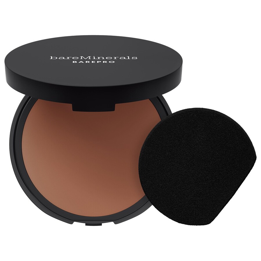 

Тональная основа BAREPRO 24HR Skin Perfecting Talc-Free Matte Powder Foundation bareMinerals, 0.28 oz /8 g, Deep 55 Neutral