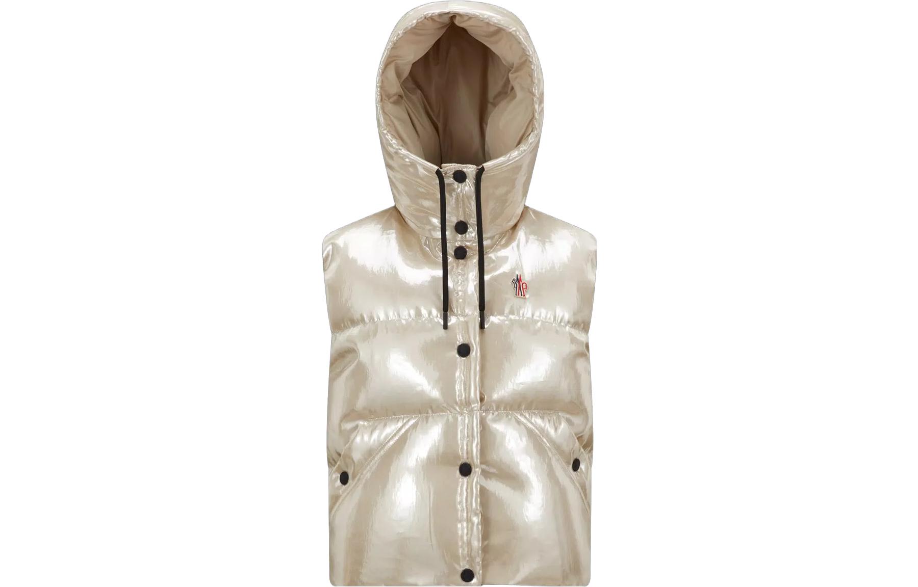 

Moncler Grenoble Женская жилетка экрю, Ecru