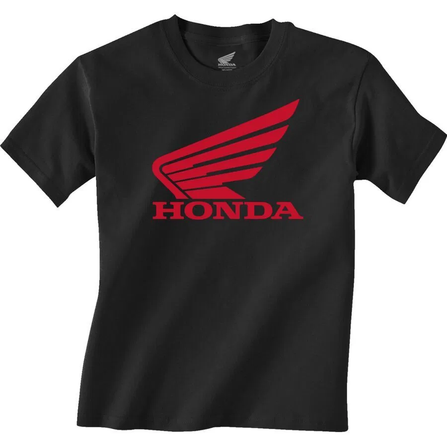 Футболка с изображением молодежного крыла Honda Apparel, Black