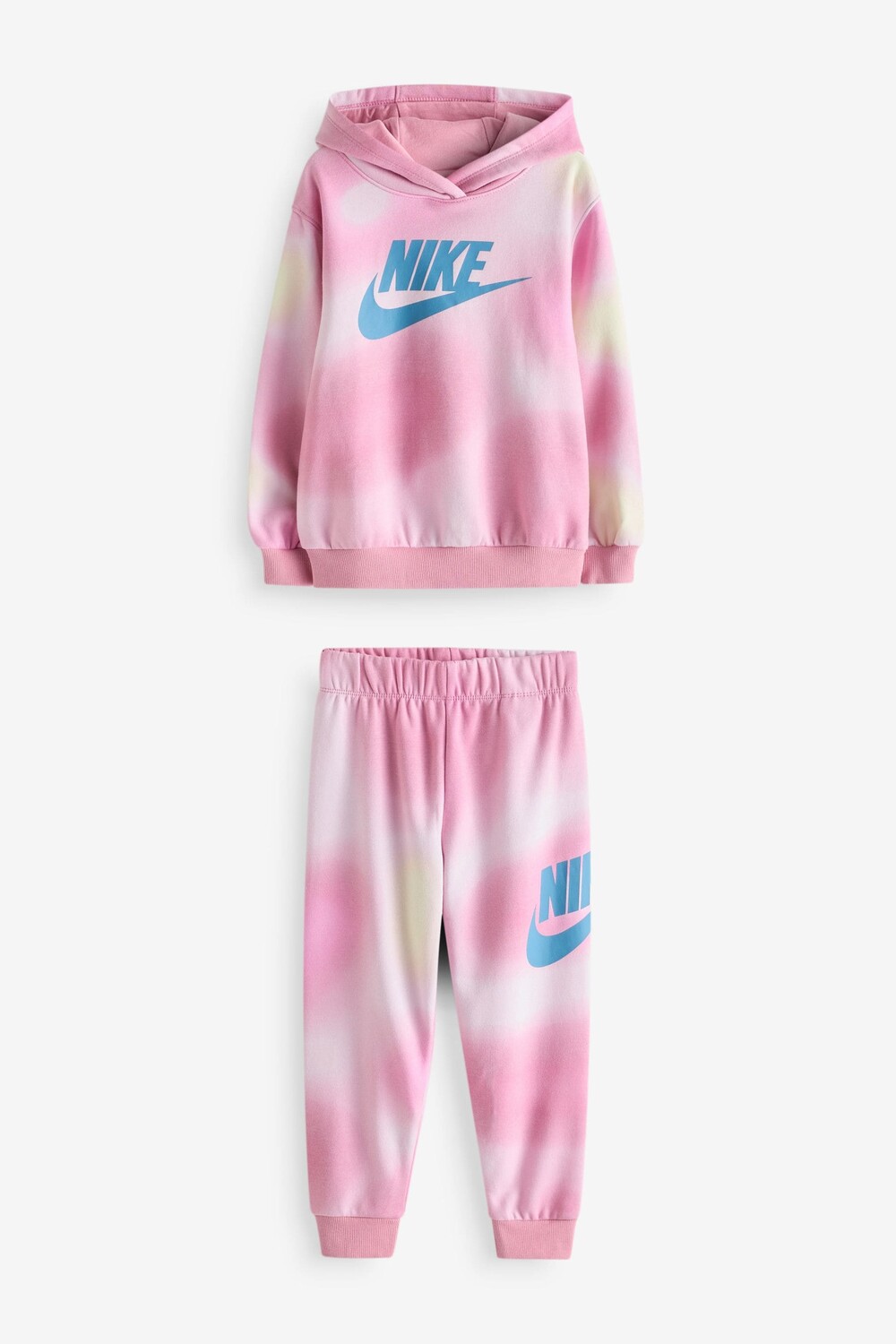 

Детский спортивный костюм с принтом Solarized Nike, розовый
