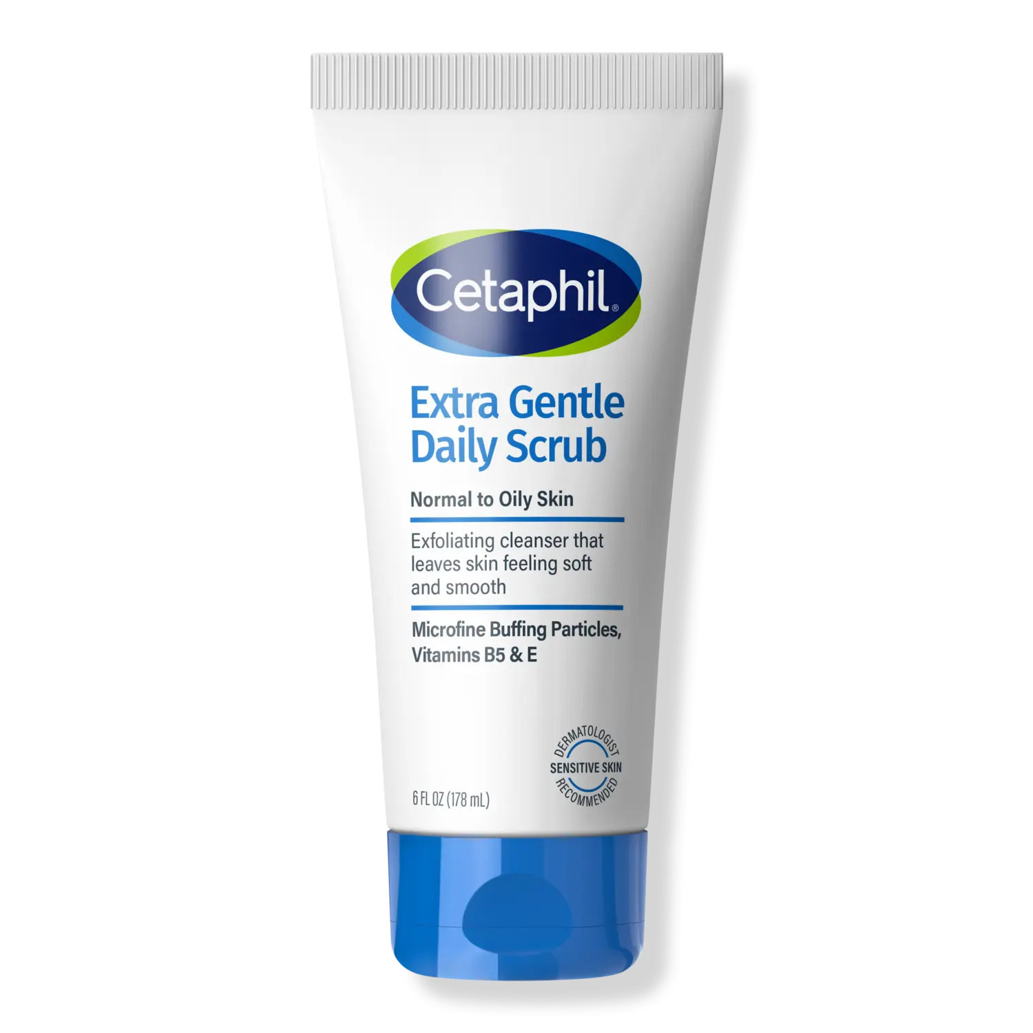 

Нежный скраб для лица для ежедневного использования. Cetaphil