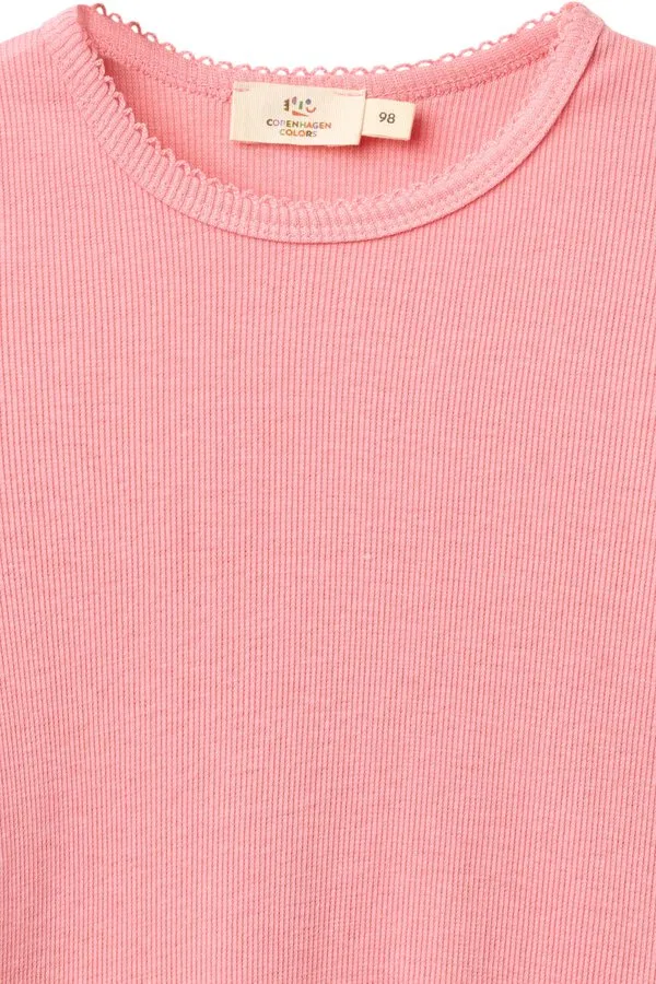 Футболка с длинными рукавами tee picot Copenhagen Colors, Pink — фото 4