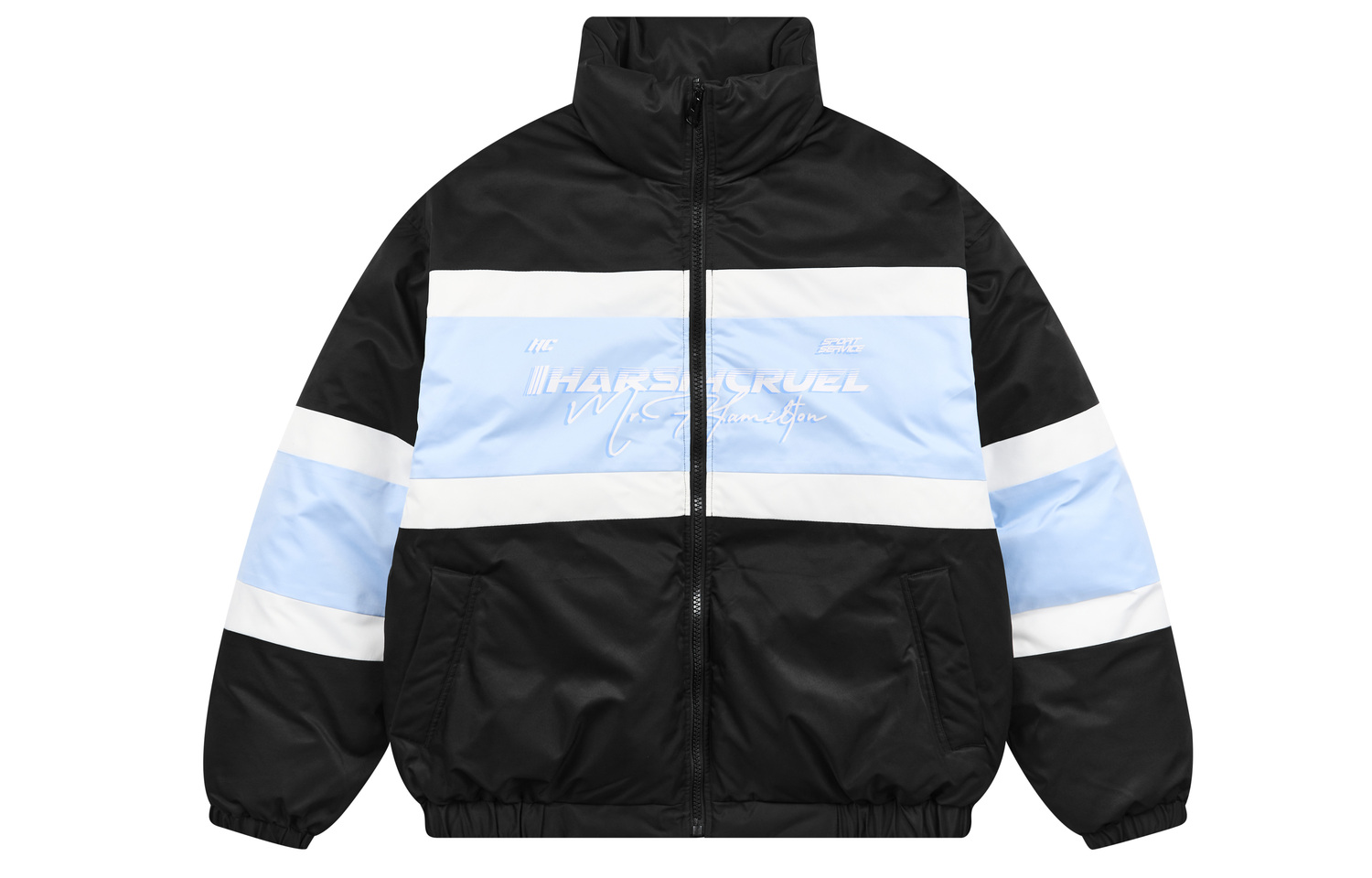 

HARSH AND CRUEL Пуховик Unisex, Black