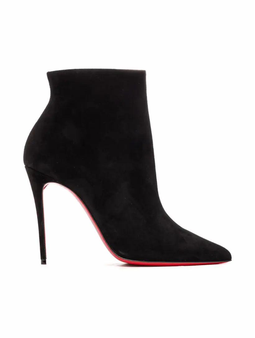 

Замшевые ботильоны So Kate 100 Christian Louboutin, черный