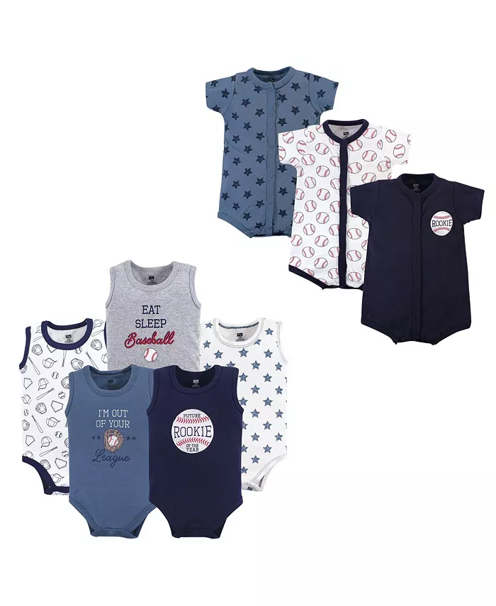 

Детские боди и комбинезоны Hudson для мальчиков, 8 предметов Hudson Baby, синий