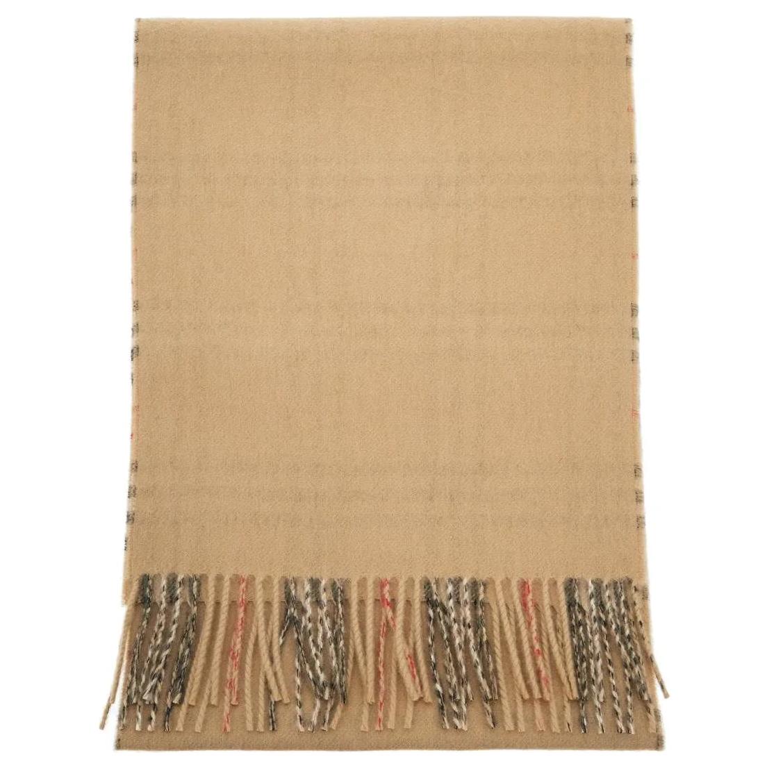 

Burberry Проверенный кашемировый шарф, Light Umber