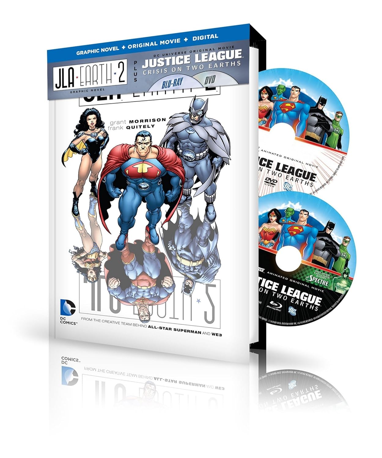 

JLA: Earth 2 Book & DVD Set (Canadian Edition): Plus DC Universe Original Movie Justice League: Crisis on Two Earths (DC Comics)