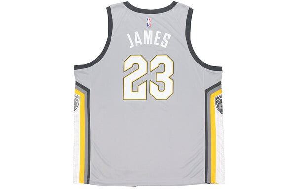 Майка Nike LeBron James City Edition Swingman Jersey SW Silver, цвет silver — фото 2