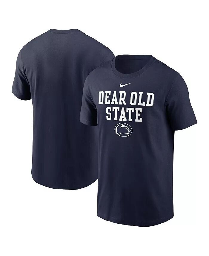 

Мужская темно-синяя футболка Penn State Nittany Lions Local Campus Nike, синий