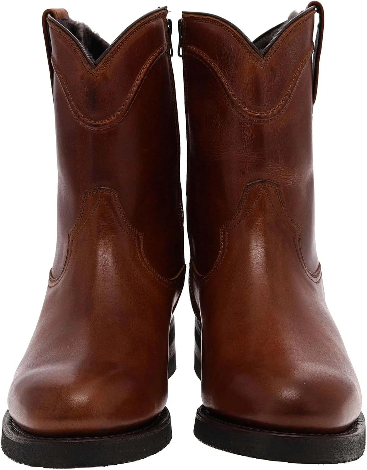 FB Fashion Boots CURT MERINO Мужские коричневые кожаные ковбойские ботинки — фото 2