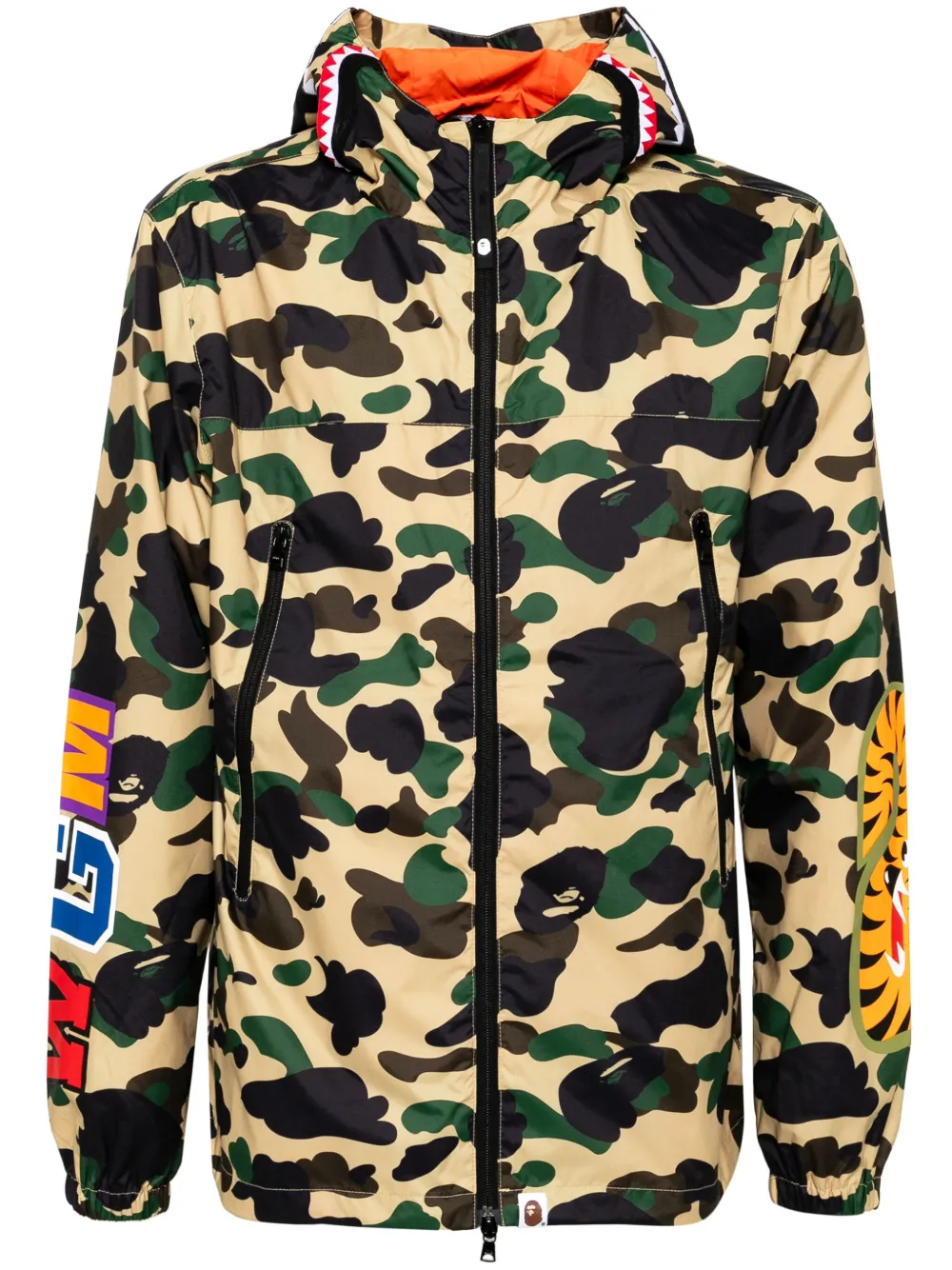 

Куртка 1st camo shark с капюшоном A BATHING APE, зеленый
