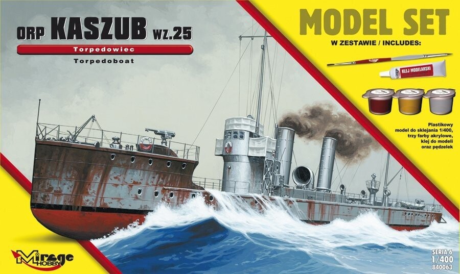 

Мираж, ОРП 'КАШУБ' 1935 г. Польский торпедный корабль, 14+ Mirage