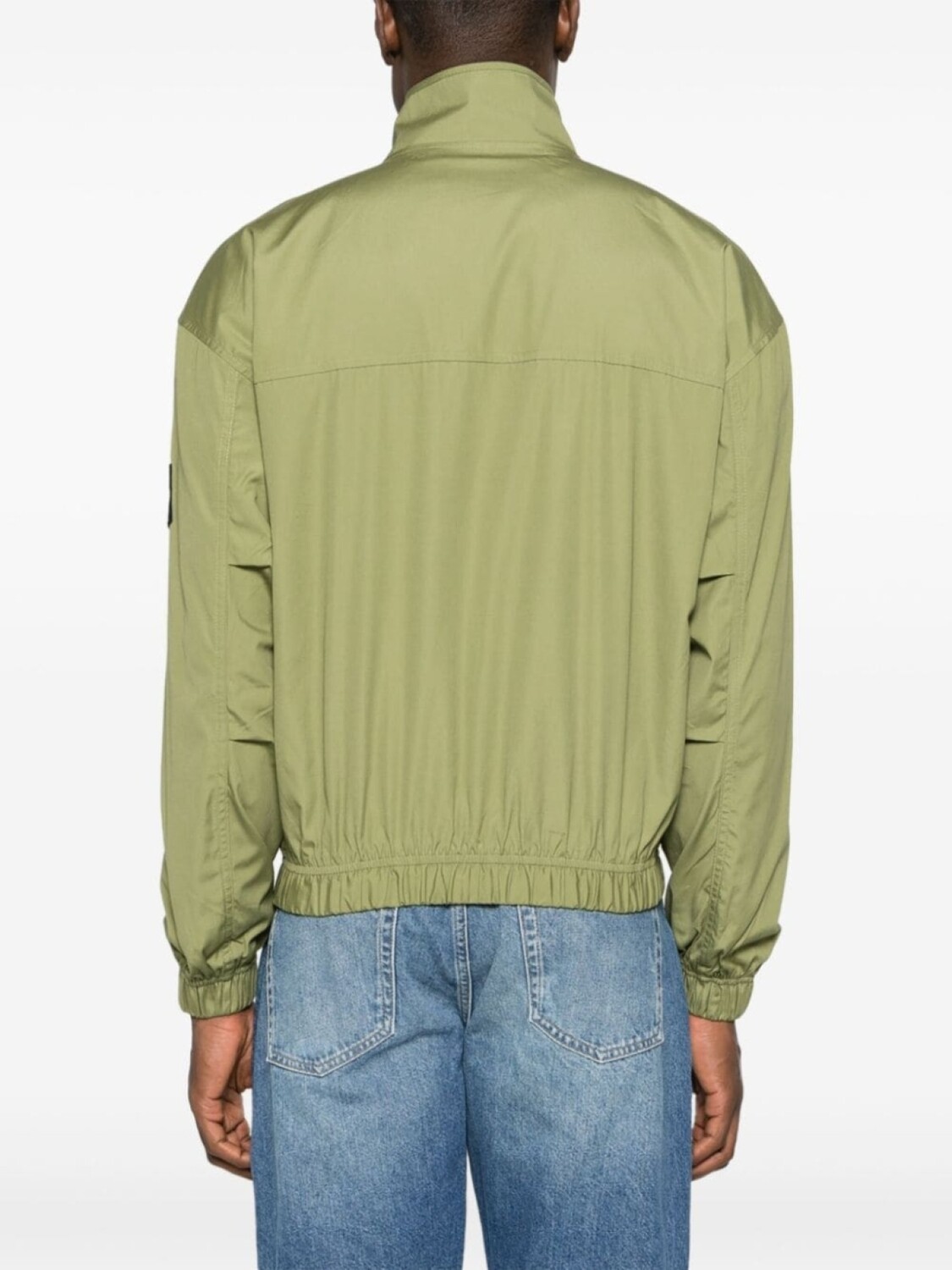 Calvin Klein Jeans куртка-бомбер с нашивкой-логотипом, зеленый — фото 4