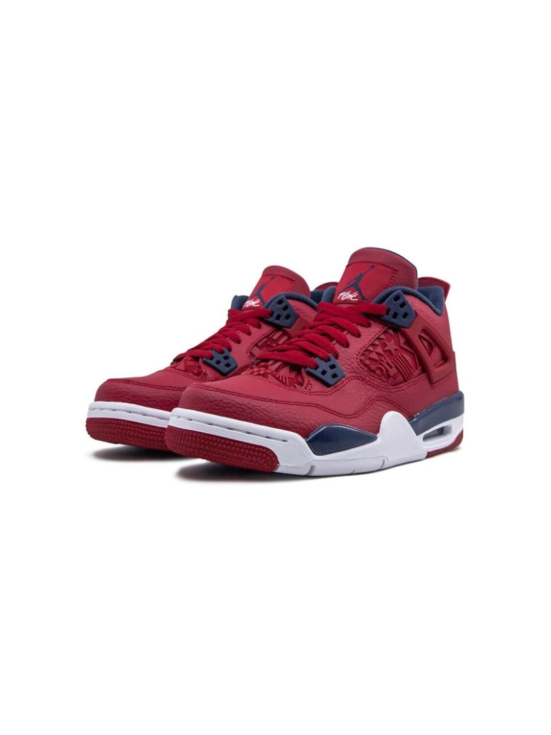 Кроссовки Air Jordan 4 Retro GS Jordan Kids, красный — фото 2
