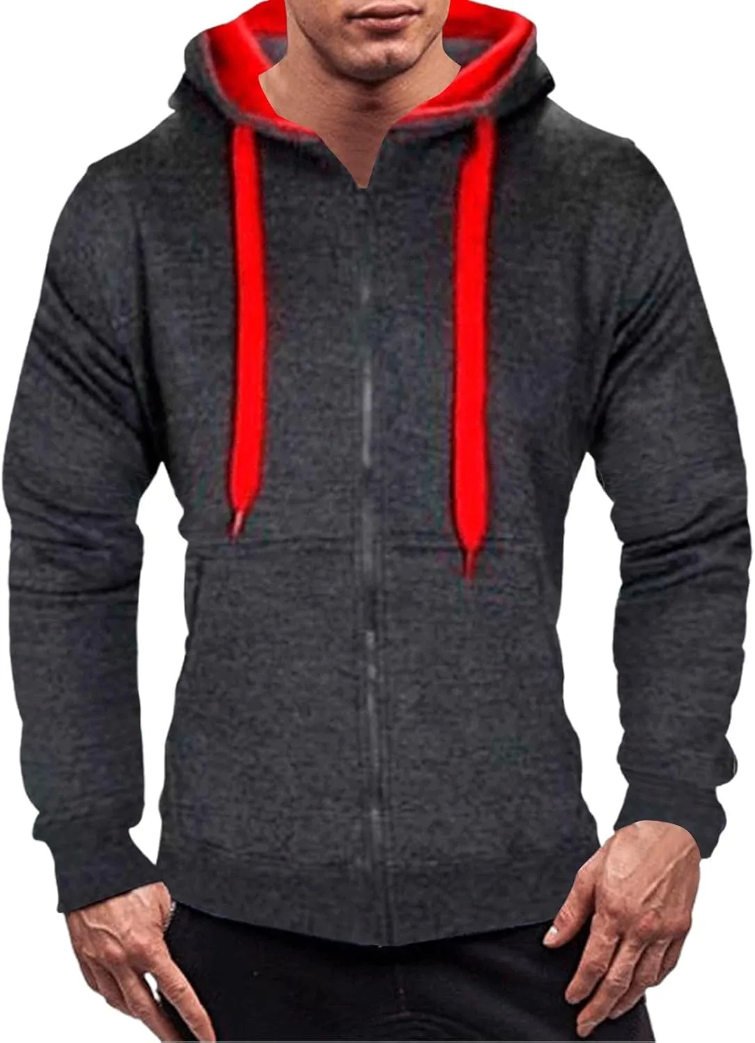 

Толстовка Muscularfit с молнией и принтом