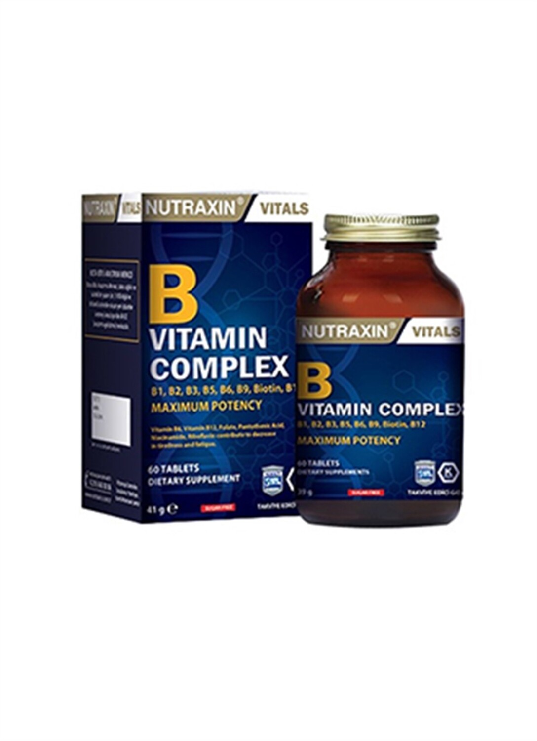 

Витаминный комплекс Nutraxin B, 60 травяных капсул