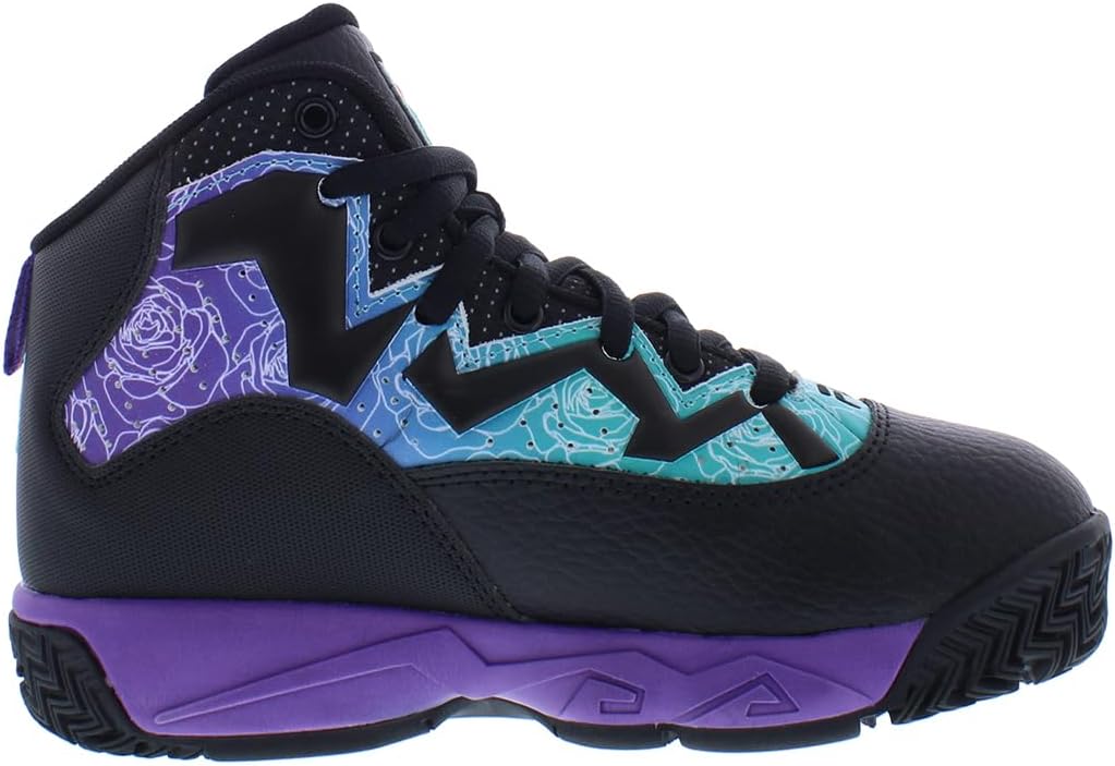 Кроссовки Fila Unisex-Child Kid's Fila Mb, черный/синий/фиолетовый — фото 3