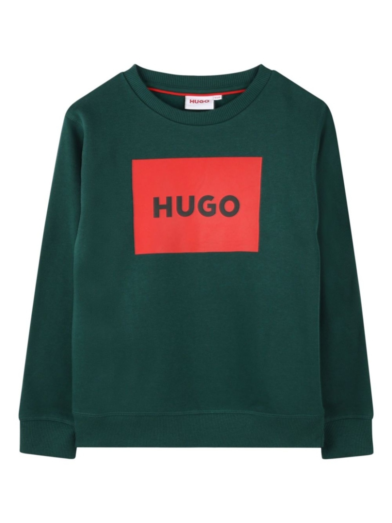 

HUGO KIDS толстовка с логотипом, зеленый