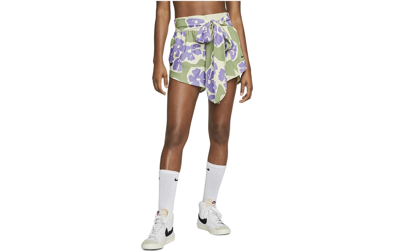 

X Naomi Osaka Cobranded Series Повседневные шорты женские Oil Green/Oil Green Nike