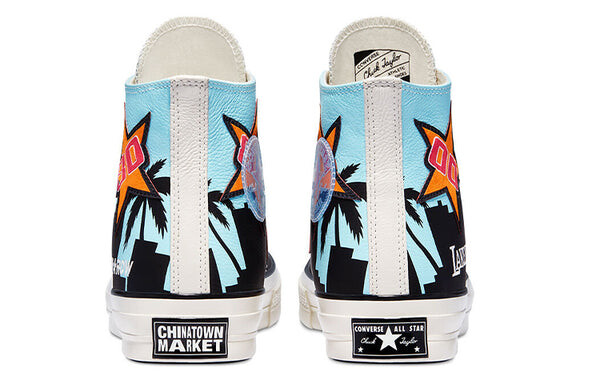 Кроссовки chinatown market x chuck 70 high 'lakers championship jacket' Converse, синий — фото 4