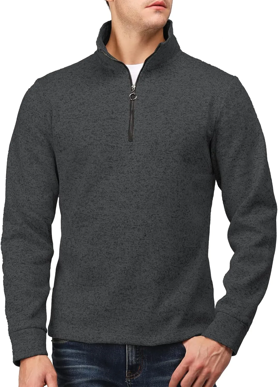 

Мужской свитшот Casual Slim Fit с начесом внутри H2H