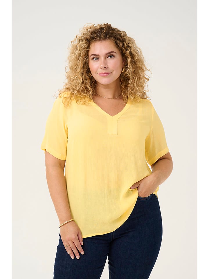 

Блузка KAFFE curve, желтый