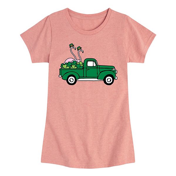 

Футболка с принтом flamingo truck для девочек 7-16 лет Licensed Character, Desert Pink