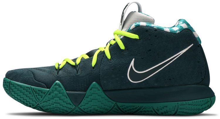Кроссовки Nike Kyrie 4 'Green Lobster' PE, зеленый — фото 3