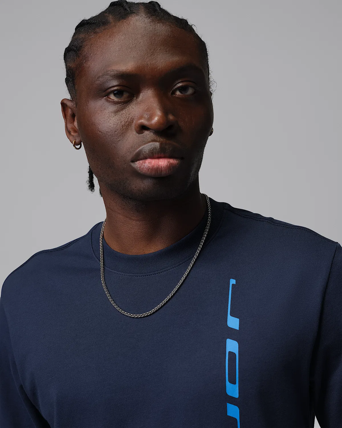 Мужская футболка Dri-FIT Jordan Sport, Midnight Navy/University Blue/White — фото 3