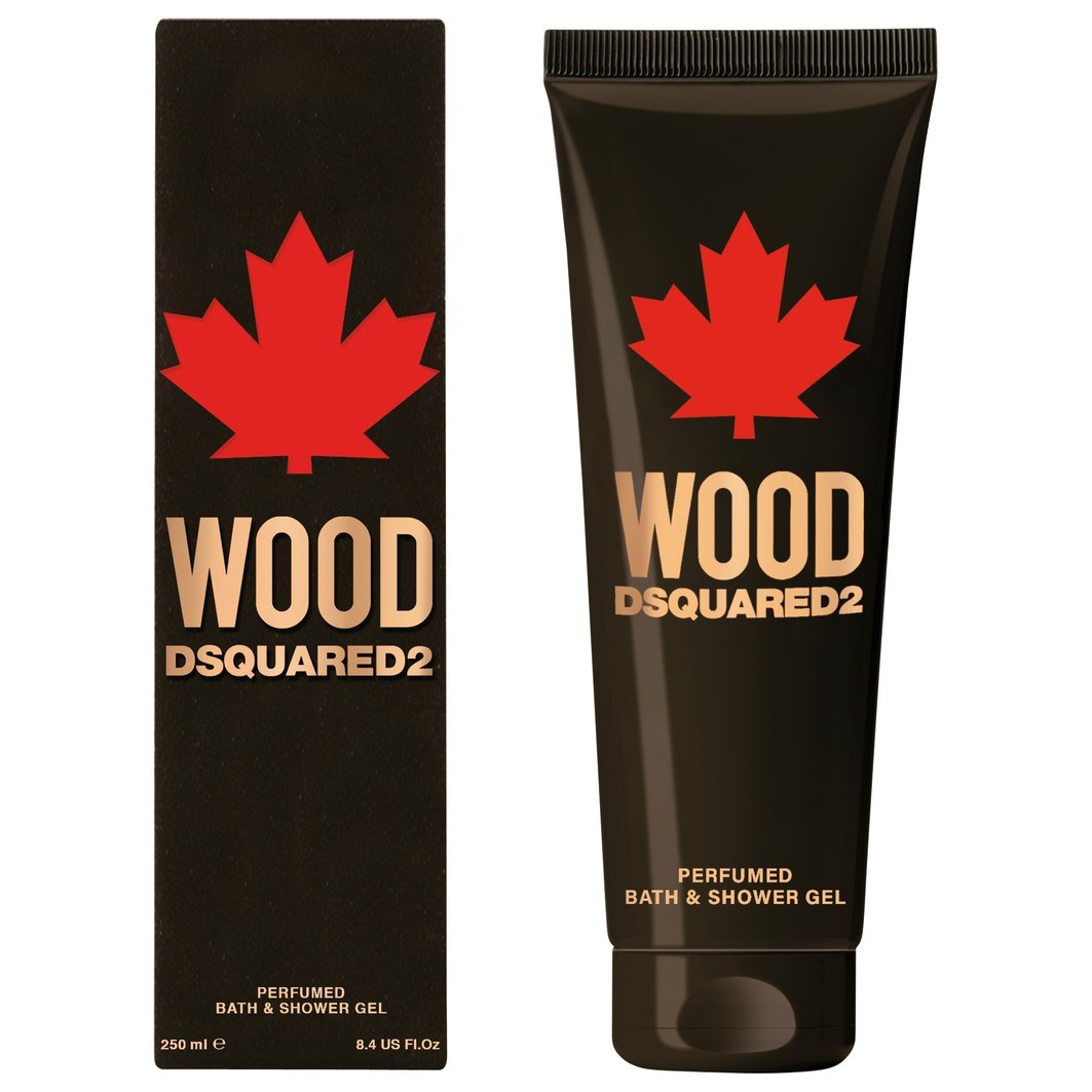 Гель для душа wood homme bath & shower gel Dsquared2, объем 250 мл — фото 2