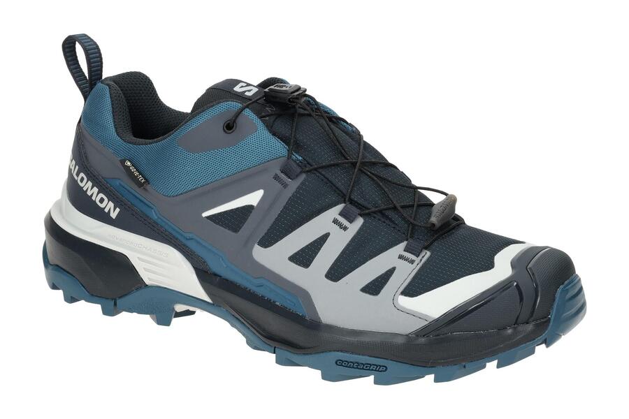 

Кроссовки Salomon X Ultra 360 GTX сине-серые GORE-TEX 474534