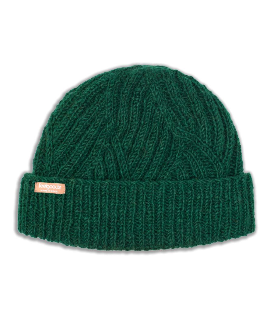 

Женская вязаная вручную шапка-бини Венская Feelgoodz, Green