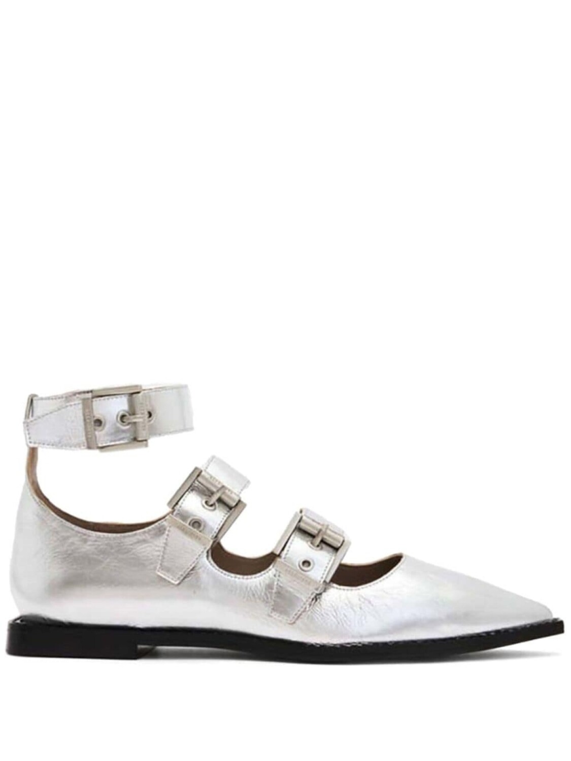 Балетки AllSaints Susan, серебряный