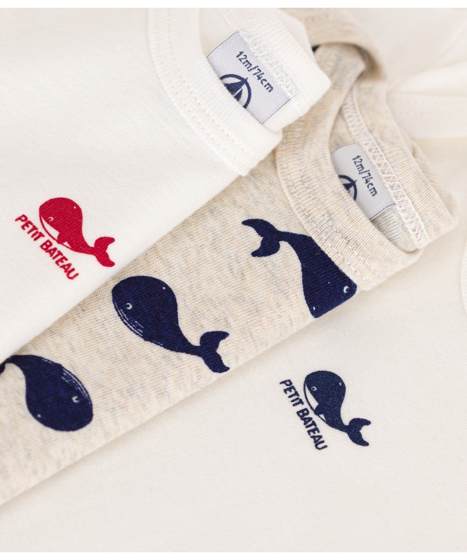 Боди с короткими рукавами (комплект из 3 предметов) PETIT BATEAU, Multicolor 1 — фото 3