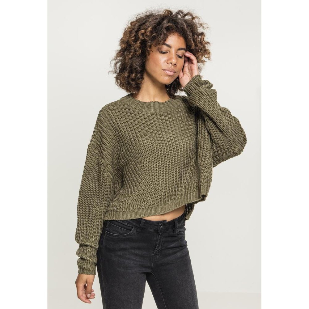 

Толстовка Urban Classics Wide Oversized, зеленый