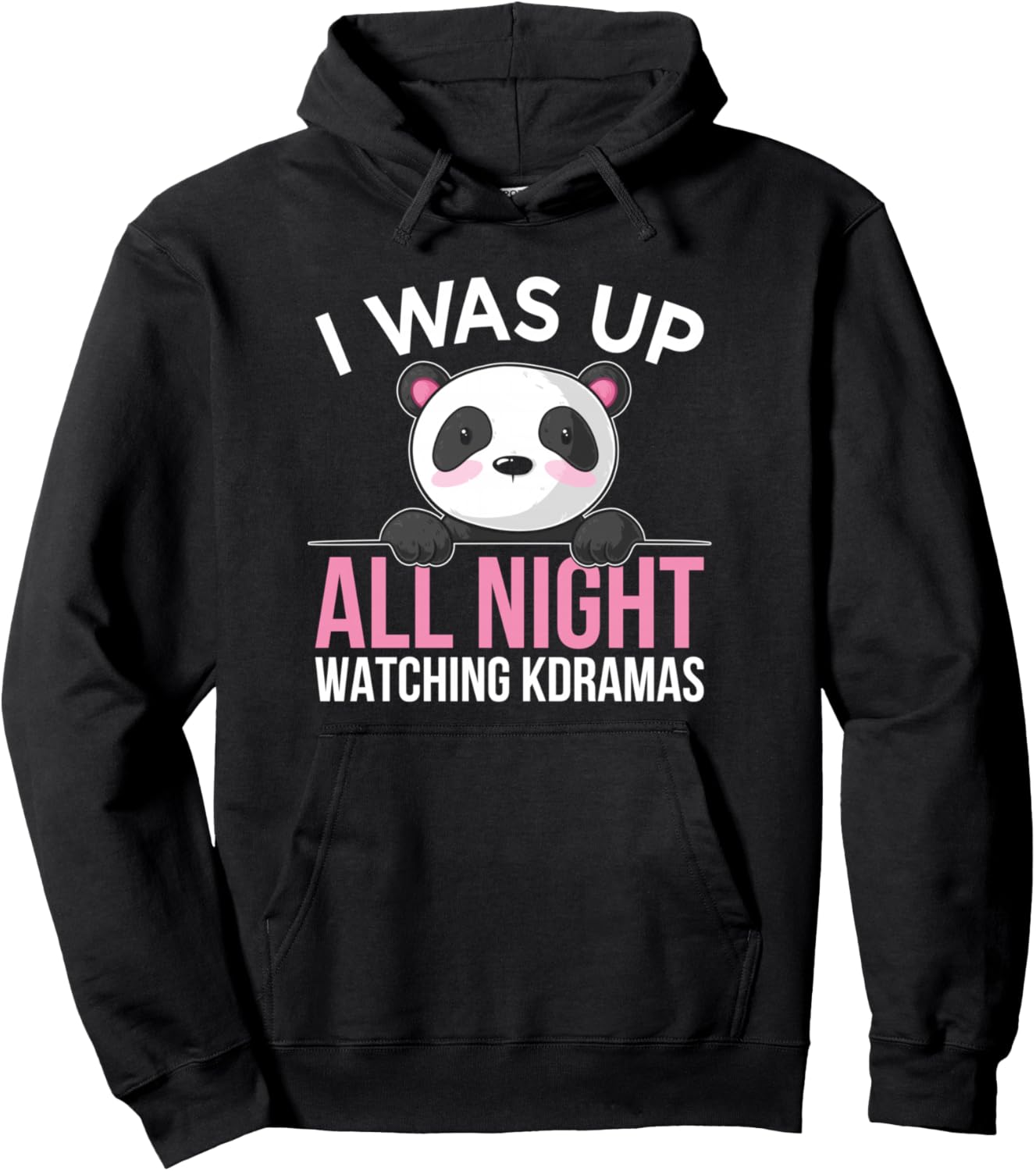 

Толстовка с милой пандой для фанатов корейского телешоу Kdrama, черная K-Drama & Panda Gifts