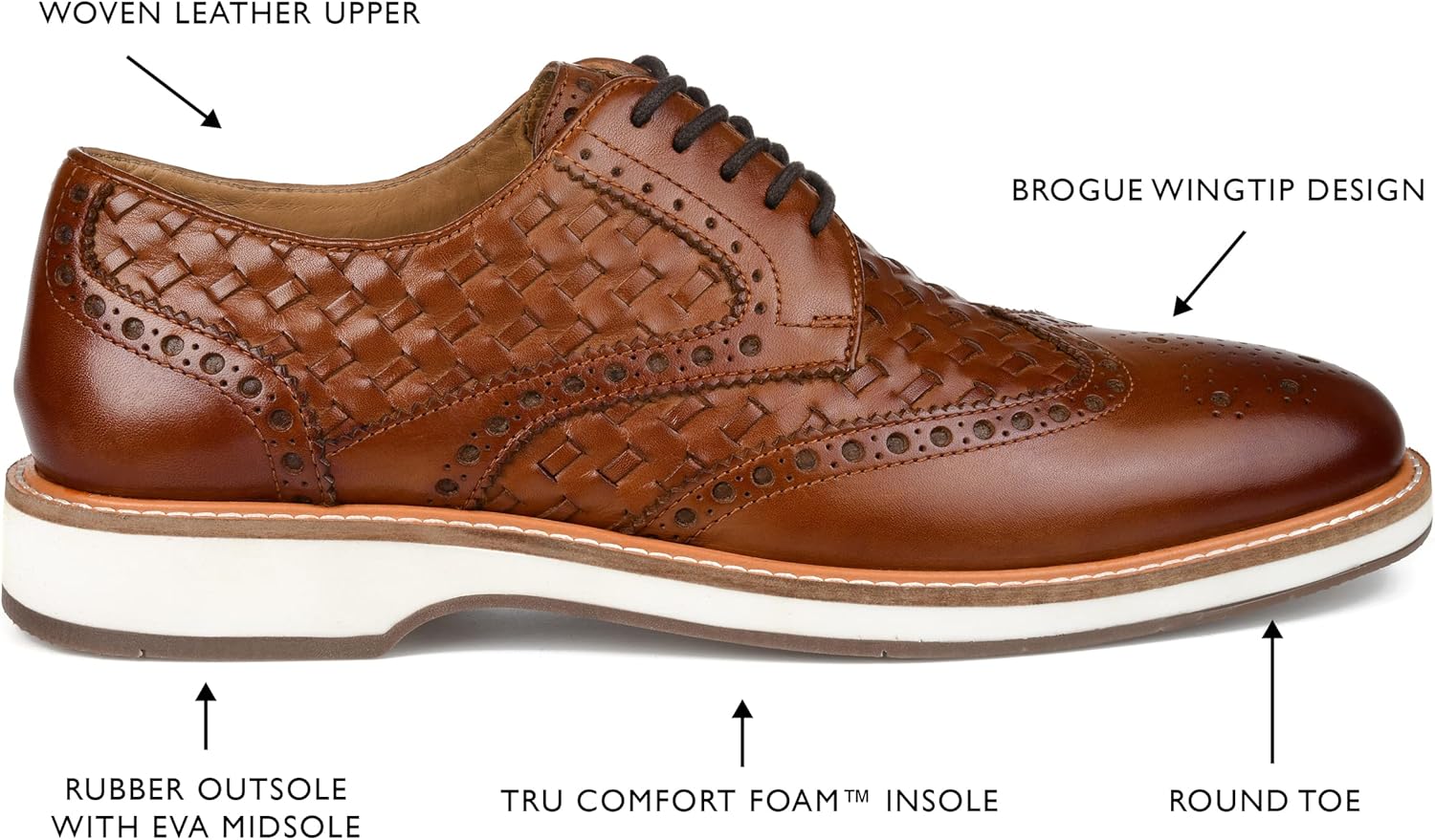 Мужские лоферы Thomas Vine Radcliff Thomas & Vine, Cognac — фото 2
