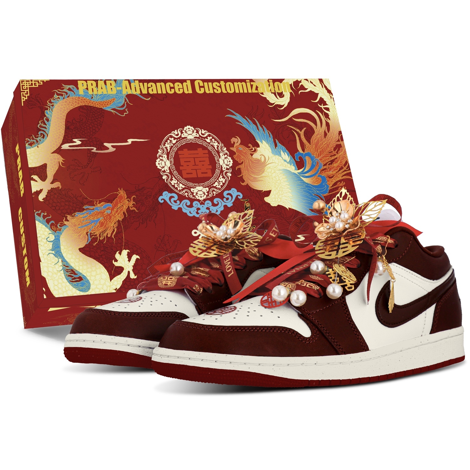 

Air 1 устойчивые к истиранию низкие баскетбольные кроссовки Unisex Red Gold Jordan, красный золотой