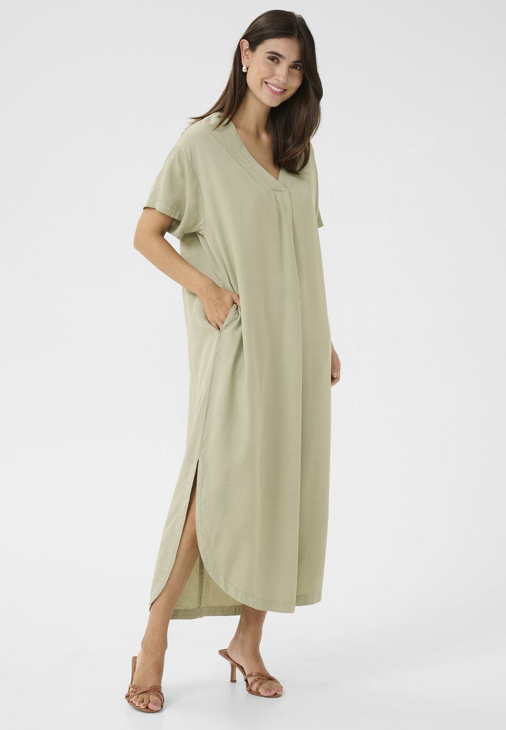 

Платье макси CUCLARINA CAFTAN Culture, светло-зеленый