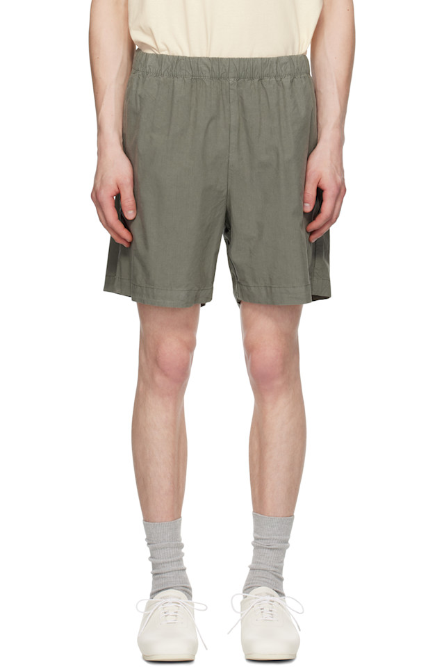 

Хлопковые шорты из тенселя Norse Projects, хаки