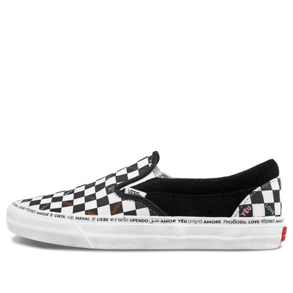 

Кроссовки classic slip-on vlt lx 'the love pack - pride' Vans, черный