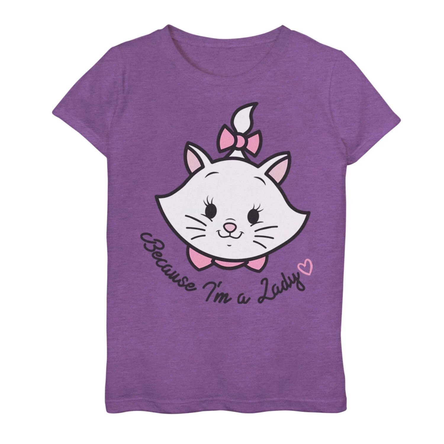 

Мини-футболка с карманом Marie I'm A Lady для девочек 7–16 лет Disney's The Aristocats с рисунком Disney
