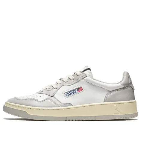 

Кроссовки medalist low leather 'grey white' Autry, белый